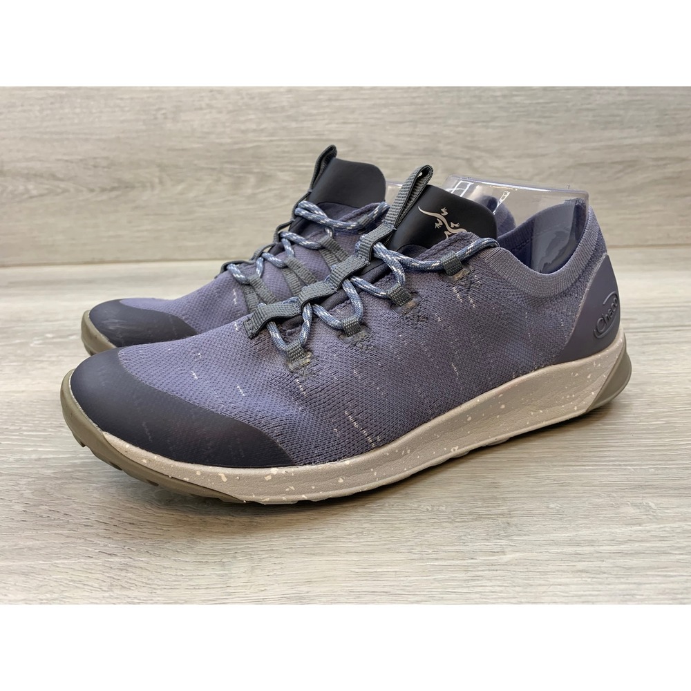 Chaco Kanarra Blue Gray Knit Walking Sneakers Women's 9.5 Casual Shoes
